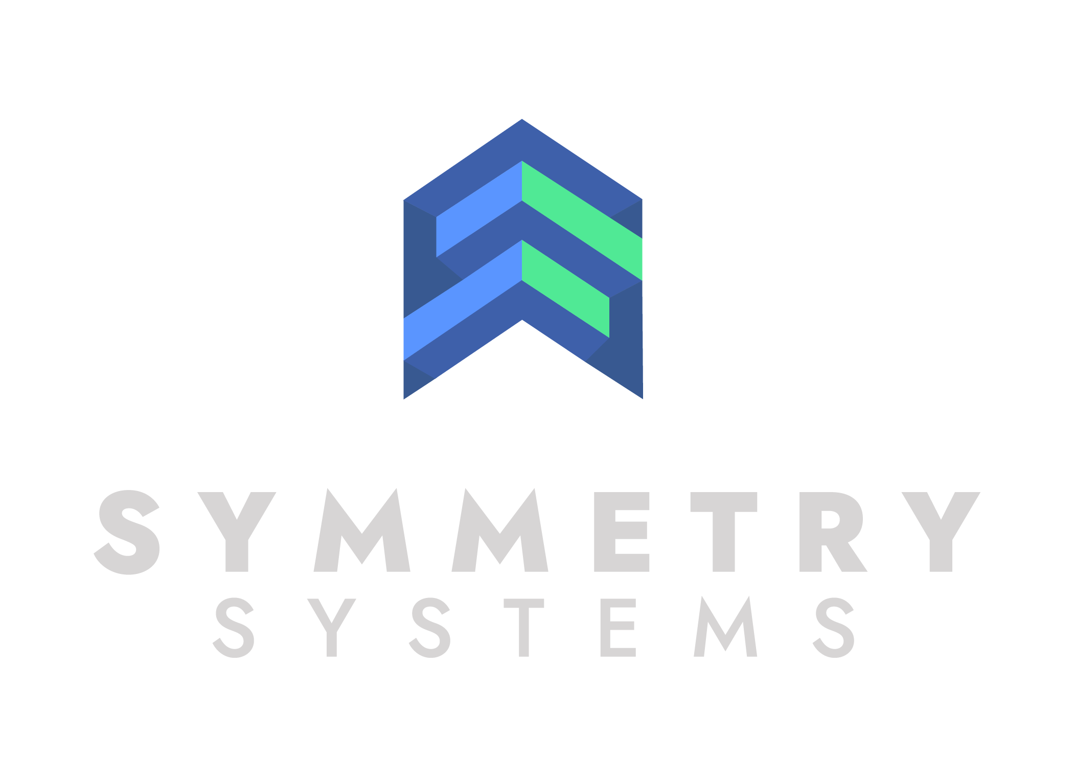 Symmetry - light vertical logo large